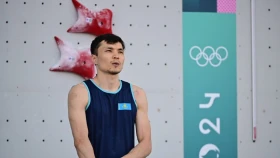 Спорттық құзға өрмелеуші Әмір Маймұратов Парижде рекорд орнатты