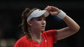 Рыбакина одержала две победы в ОАЭ (видео)