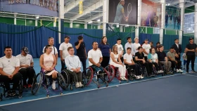 Завершился чемпионат Казахстана по теннису на колясках