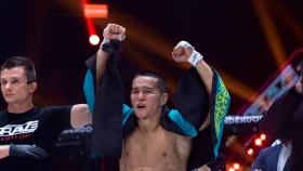 Асу Алмабаев Джонсонмен жекпе-жегі туралы: Ол мені сәл дұрыстап ұстап алғанда қиын болатын еді, себебі «үш бұрыш» әдісі көп жағдайда 100% жеңіс әкеледі