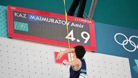 Амир Маймуратов завоевал «серебро» этапа Кубка мира по спортивному скалолазанию