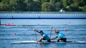 Гребцы Бекарыс Раматулла и Сергей Токарницкий заняли пятое место в предварительном раунде ОИ