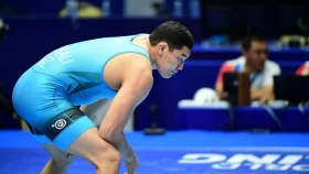 Сборная Казахстана по вольной борьбе в Осетии проводит подготовку к лицензионному турниру