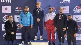 Қазақстандық балуандар Францияда өткен жарыстан жүлделі оралды