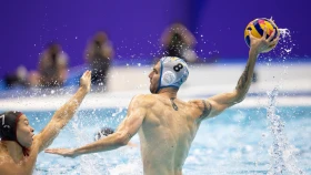 Сборная Казахстана по водному поло выиграла серебро Азиады