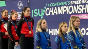 Казахстанки принесли бронзу в женской эстафете на Кубке мира