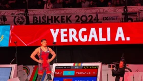Алишер Ергали добыл путевку на Олимпиаду на лицензионном турнире в Бишкеке