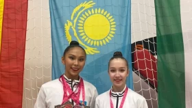 Көркем гимнастикадан қазақстандықтар халықаралық турнирде 4 алтын алды