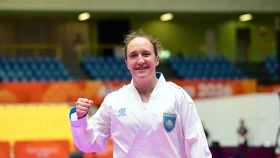 Каратэші Софья Берульцева Азия ойындарының екі дүркін чемпионы атанды