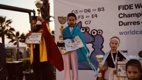 Семилетняя казахстанка стала чемпионкой мира по шахматам