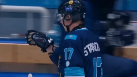 Роман Старченко принес победу сборной Казахстана по хоккею в матче с Кореей на Азиаде-2025