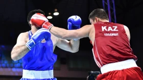 Сборная Казахстана по боксу проводит УТС в Туркестане