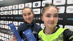 Команда Казахстана по настольному теннису завоевала девять медалей в Грузии