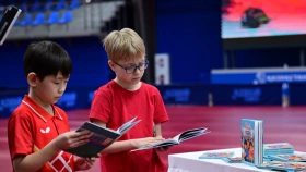 В Астане презентована книга «Настольный теннис: играем вместе»