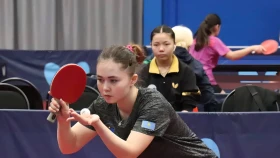 Финалы Чемпионата Казахстана по настольному теннису в командном зачете в прямом эфире на SPORT+
