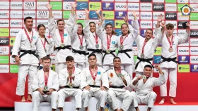 Казахстанские сурдо дзюдоисты триумфально выступпили на турнире Ecole Mont-Olivet Deaf Judo Masters