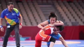 Ганикызы и Эшимова вышли в решающие схватки за лицензии на Олимпиаду на турнире в Бишкеке