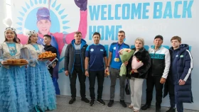 Азиада чемпионы Владислав Киреевті Астанада жанкүйерлері күтіп алды