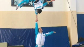 Казахстанцы завоевали «серебро» на чемпионате мира по спортивной акробатике