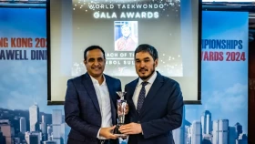 Есбол Сұлтанов – Дүниежүзілік Таеквондо Федерациясының сыйлығына ие болды