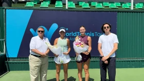 В Астане завершилась первая неделя международного турнира World Tennis W15