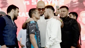 Громкий реванш Сагын - Жубаныш, дебют Касымжанова и бой любимчика местной публики Шаратова. Где и во сколько смотреть турнир NAIZA 73