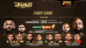 Соперник Бекболата, бывший боец OCTAGON и противостояние Пакистан – Индия. Где и во сколько смотреть BRAVE 92