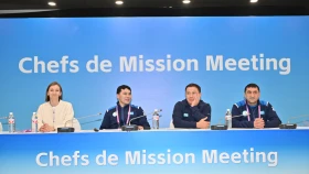 Геннадий Головкин мен Ербол Мырзабосынов қысқы Азия ойындарындағы спортшылармен кездесті