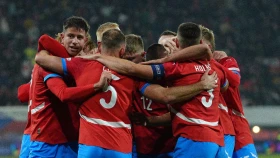 Сборная Чехии обыграла Грузию и вышла в Лигу А (видео)