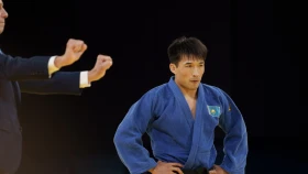 Ғұсман Қырғызбаев Әлем чемпионатында Олимпиада чемпионына есе жіберіп, жарыста өнер көрсетуін аяқтады