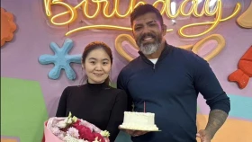 Қазақ қызына үйленген бразилиялық спортшыға Мұхтар Шаханов батасын берді