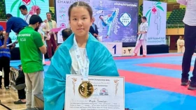 Юная казахстанка стала чемпионкой Азии по каратэ