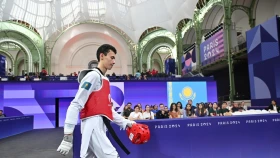 Таеквондошы Самирхон Абабакиров Универсиадада екінші медалін жеңіп алды