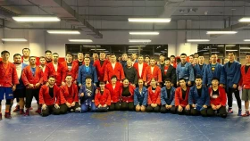 Казахстанские самбисты проводят заключительные сборы перед историческим ЧМ в Астане