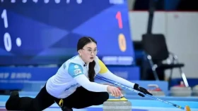 Команда Казахстана по керлингу одержала первую победу на Азиаде 2025