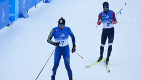 Казахстанец завоевал бронзу в лыжных гонках