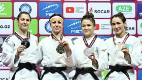 Абиба Абужақынова Бакуде жүлдегер атанды