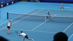 Жибек Куламбаева и Дмитрий Попко проиграли паре из Германии на United Cup (видео)