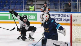 Сборная Казахстана проиграла сборной мира КХЛ