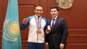 Ербол Хамитовқа «Қазақстанның еңбек сіңірген спорт шебері» атағы берілді