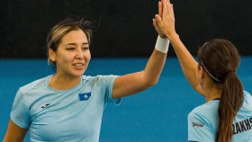 Диас и Куламбаева принесли третью победу Казахстана (видео)