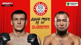 «Alash Pride» ұйымының жартылай жеңіл салмақтағы бірінші нөмірі Литвиненко Шымкенттегі турнирде жекпе-жек өткізеді