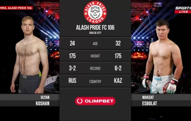 ALASH PRIDE 106: ESBOLAT vs KOSHAN