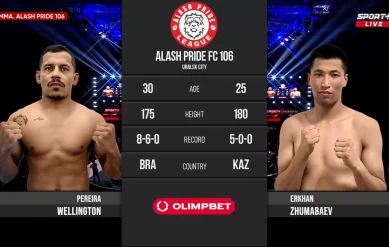 ALASH PRIDE 106: ZHUMABAEV vs WELLINGTON