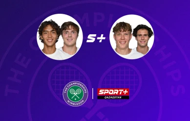 Уимблдон.Амир Омарханов/Егор Плешивцев - Оскари Палданиус/Алан Вазны