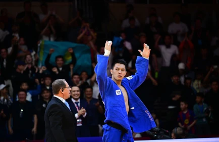 Жалгас Кайролла — чемпион Qazaqstan Barysy Grand Slam по дзюдо!