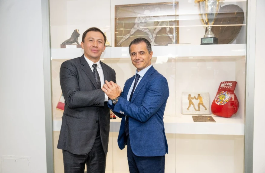 Геннадий Головкин провел встречу с руководством Федерации бокса Италии