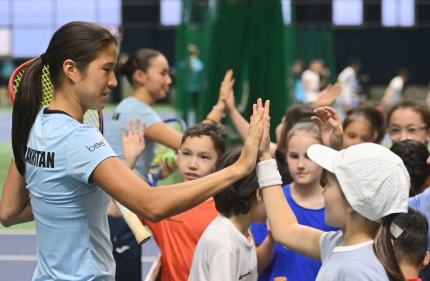 Теннис жұлдыздары мен жас таланттар: Астанадағы ұмытылмас «Kids Day»