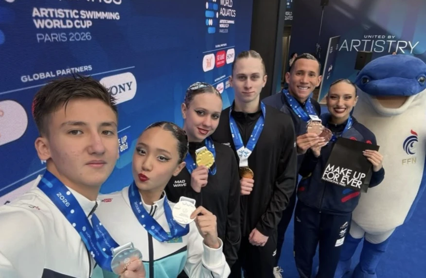 Қазақстан әртістік жүзуден Әлем кубогы кезеңінде екінші медаль жеңіп алды