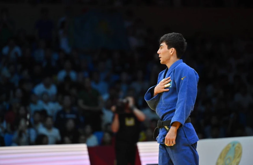 Дзюдоист Аман Бакытжан стал бронзовым призером Grand Slam в Париже